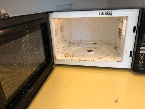 A Dirty Microwave.